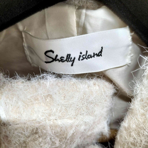 Shelly island   2WAYシャギーミドルコート レディース FREE